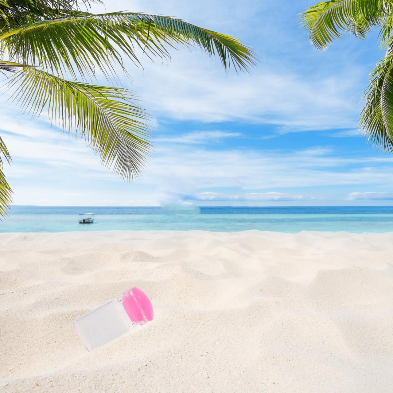 Healifty 50 Pcs Mini Glass Bottles Small Clear Bottles 0.5ml Glass Vials with Silicone Plug for Wedding Favors DIY Art Crafts Decoration(Assorted Color)