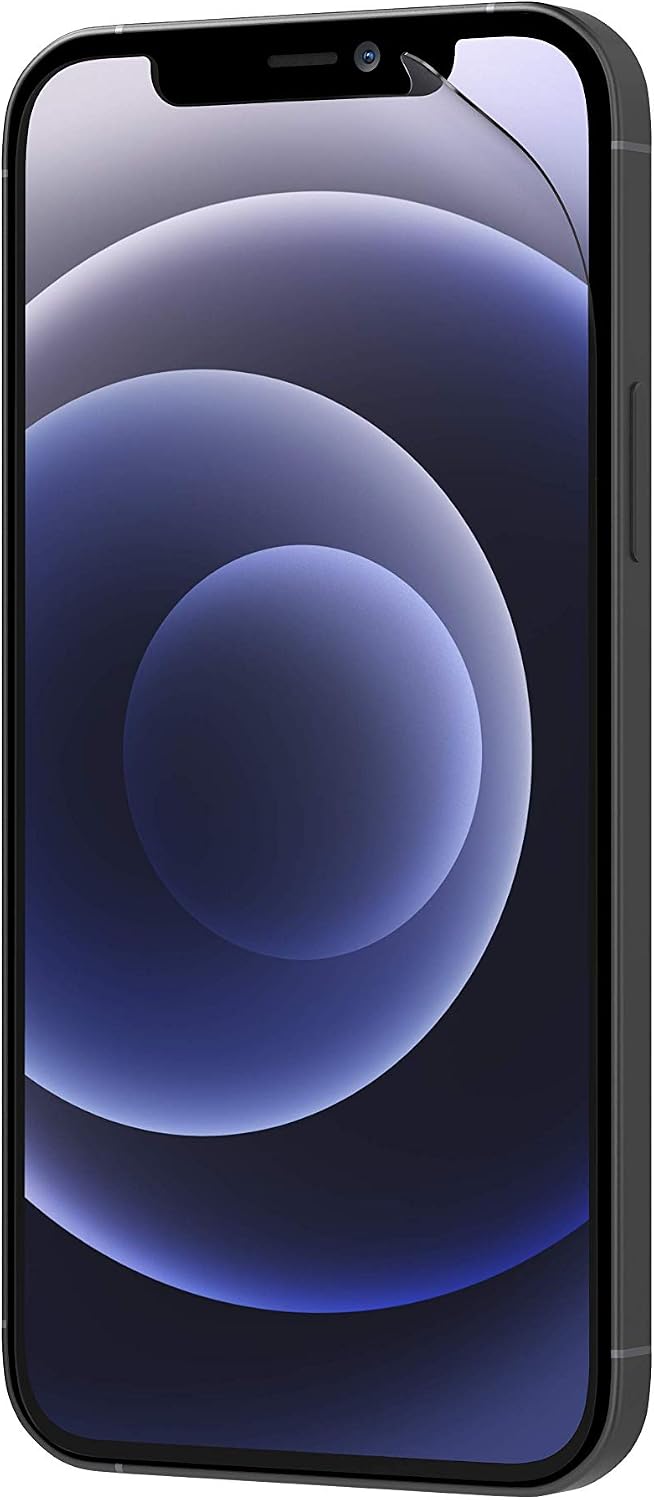 tech21 Impact Shield Screen Protector for Apple iPhone 12 and 12 Pro 5G with Self-Healing Anti-Scratch Finish