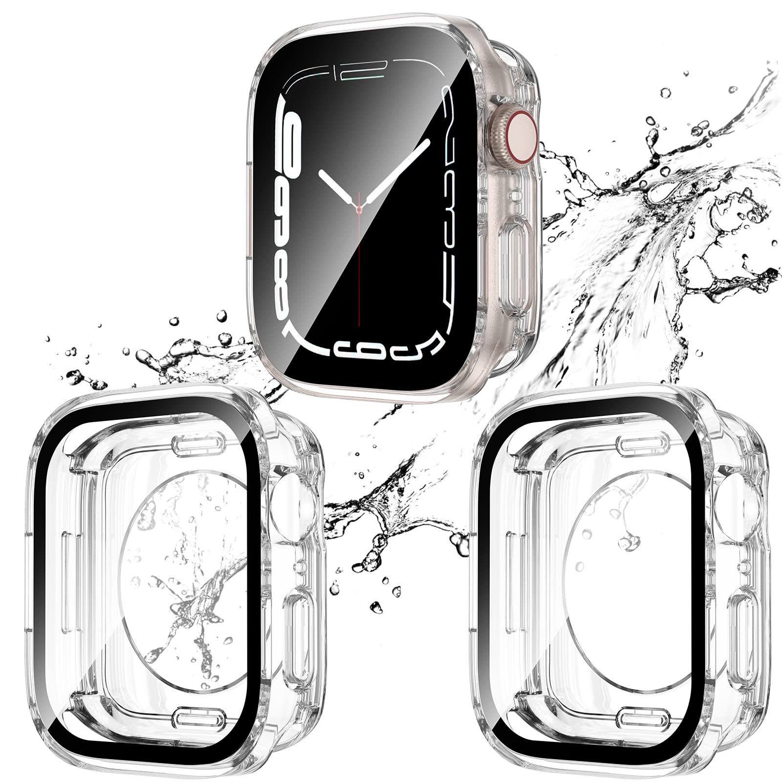 2-Pack Waterproof Case for 46mm Apple Watch Series 11/10