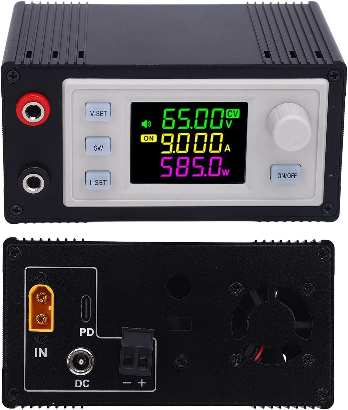 SUNGOOYUE Adjustable Voltage Regulator, 585W Output LCD Display, Stepupdown Module for Mobile Power or LED Driver