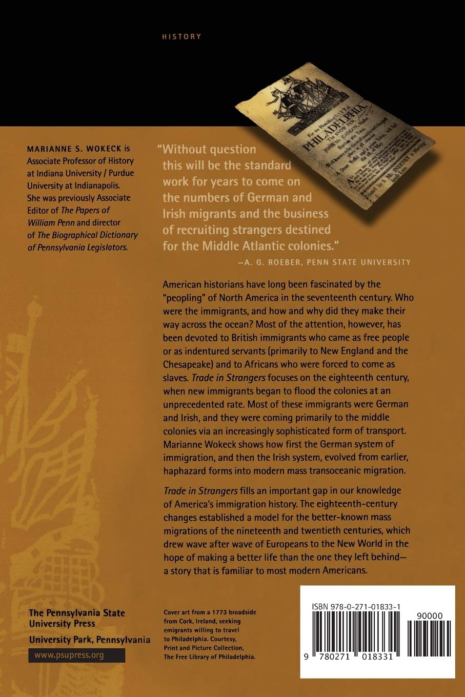 Trade in Strangers: The Beginnings of Mass Migration to North America