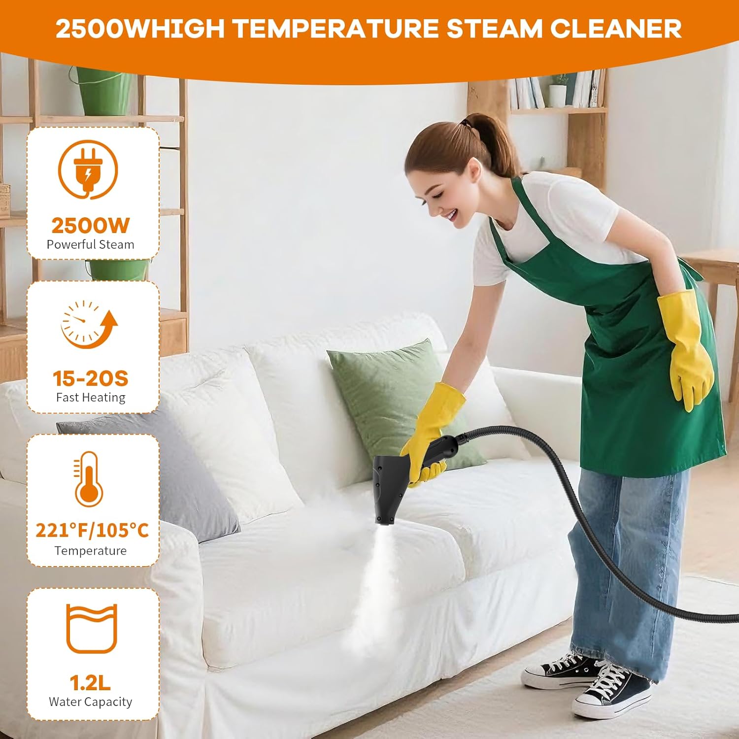 Gőztisztító technikai jellemzői