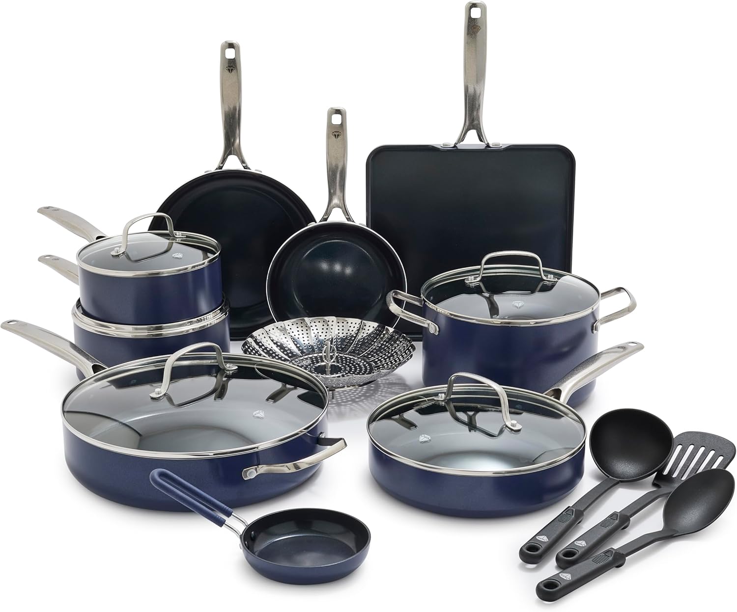 Blue Diamond 14 Piece Cookware Set - Image 2