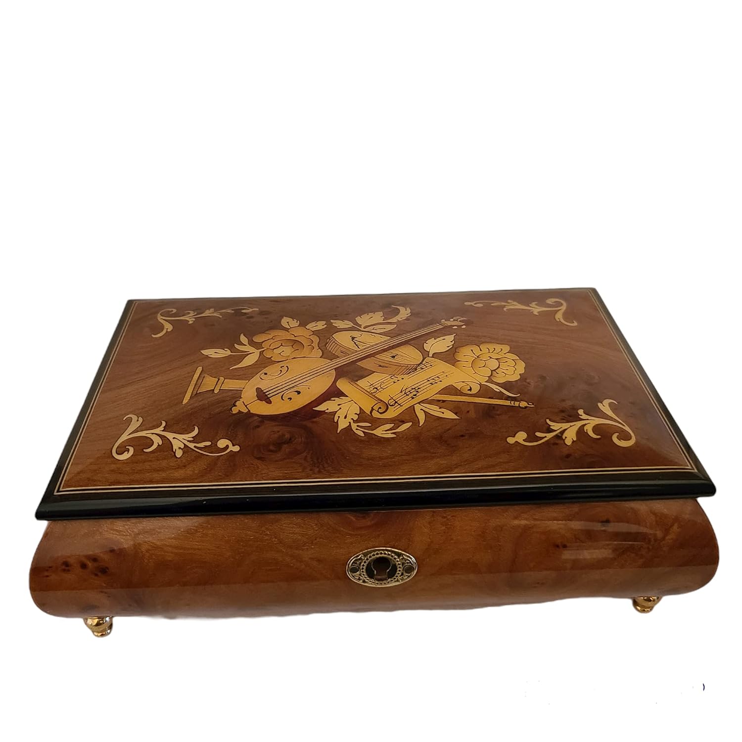 Amazon.com: Splendid Traditional Sorrento Floral Italian inlaid music ...