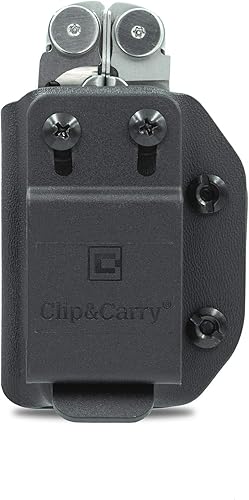 Miniatura 5 de Clip & Carry Kydex - Funda multiherramienta para cuero Wave & Wave + Plus, fabricada en Estados Unidos, funda para múltiples herramientas, funda