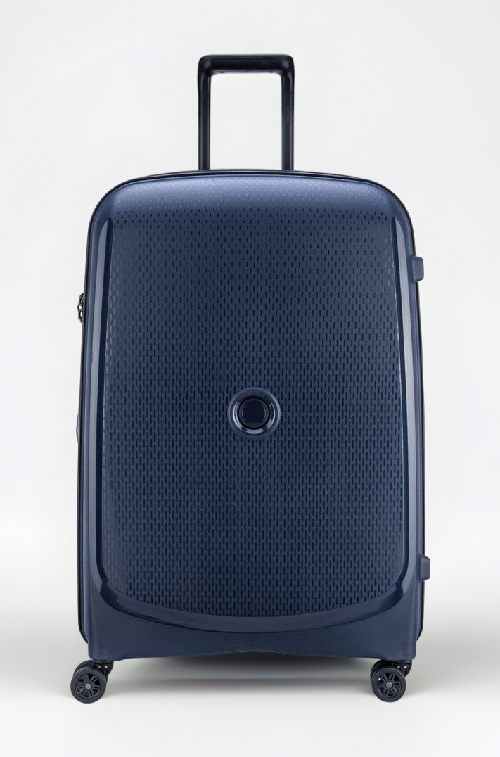 Belmont Plus Polypropylene Hard-Sided 8 Wheels Spinner and Expandable Luggage/Suitcase/Trolley Bag for Travel with ®SECURI TECH Zip