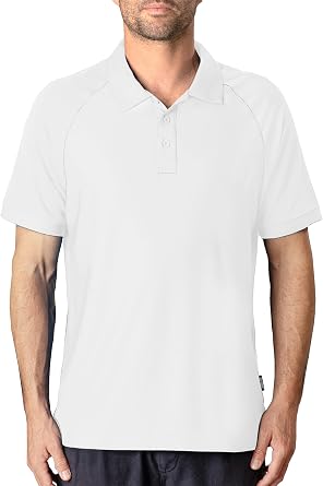 STENCIL Infinity Mens Performance Polo Shirt CoolDry Fabric QuickDry OdorFree 60% Recycled PET Sustainable UPF 50+
