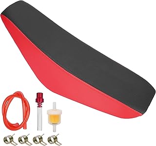 Dirt Bike Tall Foam Seat for CRF50 XR50, Soft Leather Material Seat Replacement for SSR 110 125 50cc 70cc 90cc 110cc 125cc Pit Bike TaoTao Coolster Baja Kazuma Motor Trail Bike