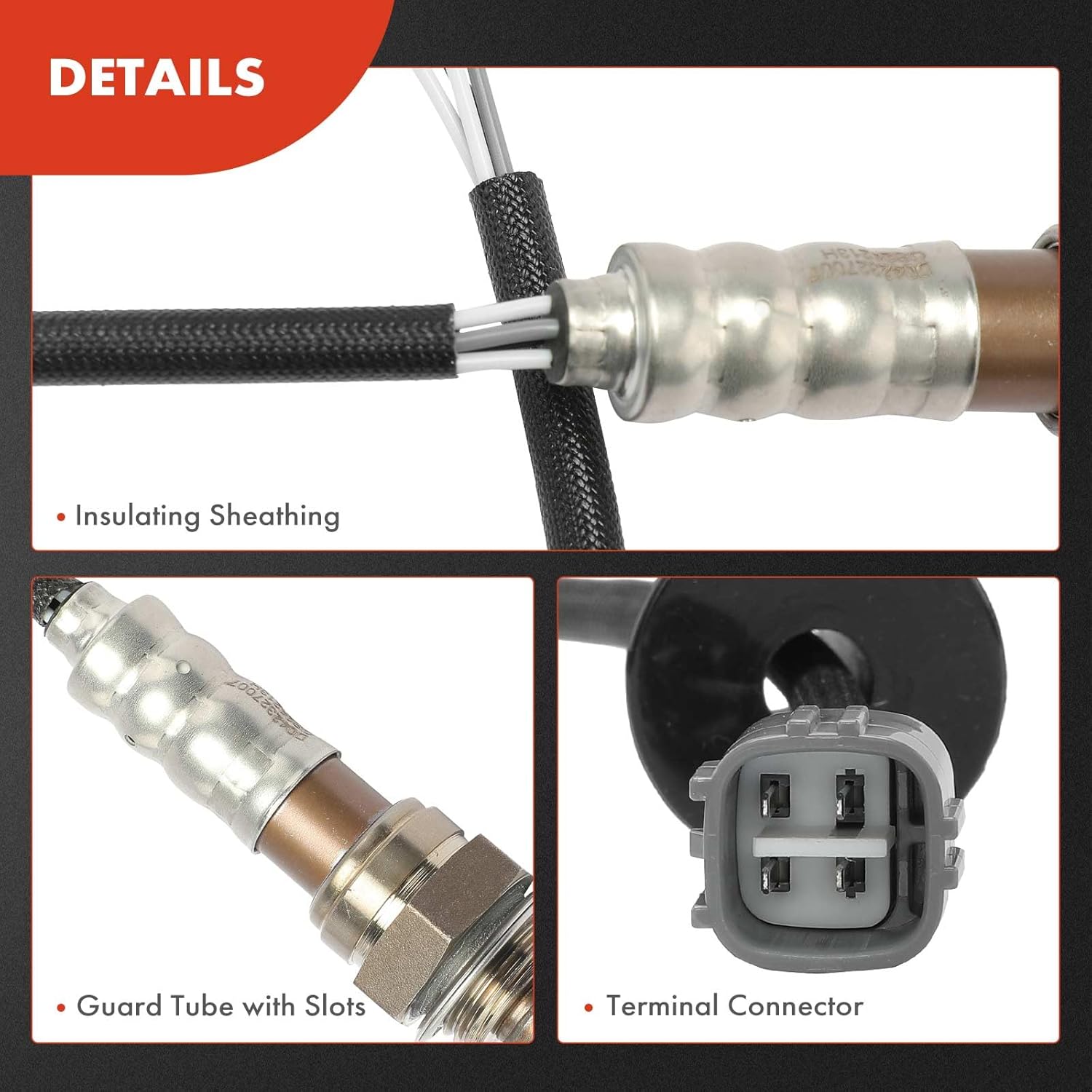 A-Premium Downstream Left and Right O2 Oxygen Sensor Compatible with Lexus GS350 2007-2010 2013-2014, GS450h 2007-2011, GS430 2007, IS250 2006-2014, IS350 2006-2013, is F 2008-2014, 2-PC Set