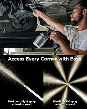 InoKraft Undercoating Spray Gun with Suction Feed Cup