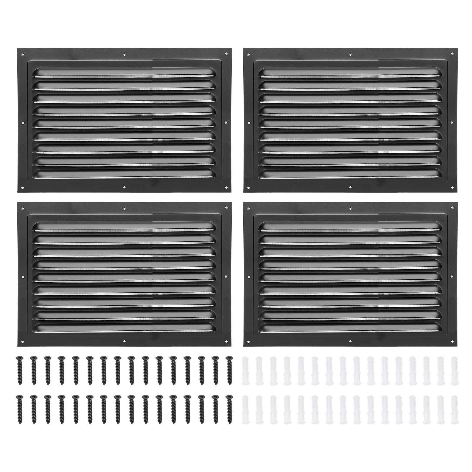 PATIKIL 8"x12" Aluminum Gable Vent