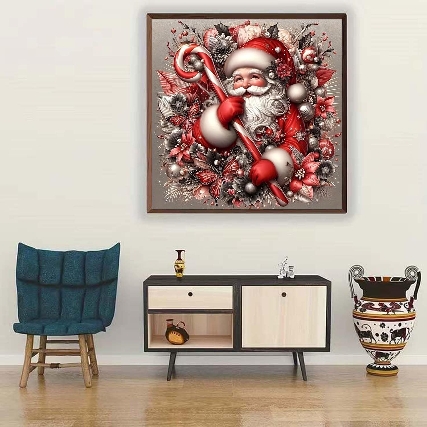 Christmas Diamond Art Kits for Adults, Santa Claus Diamond Painting Kits image 3