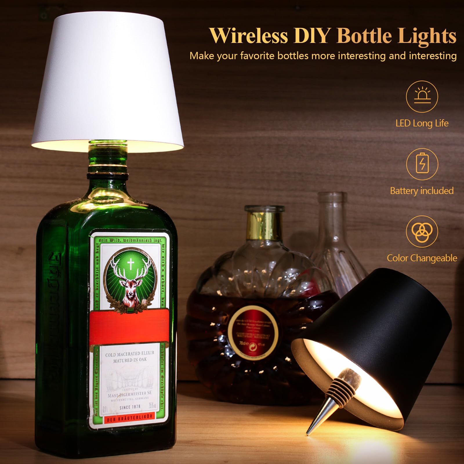 Buy Mebaraul 2 Pack Wine Bottle Lamps, 2026 New 3 Color