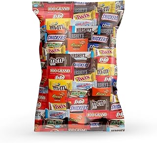 Assorted Variety Pack of Fun Size Chocolate Candy - Individually Wrapped...