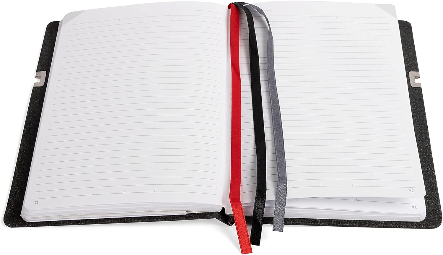 TRU RED Medium Mastery Journal, Black – Premium Ruled Notebook