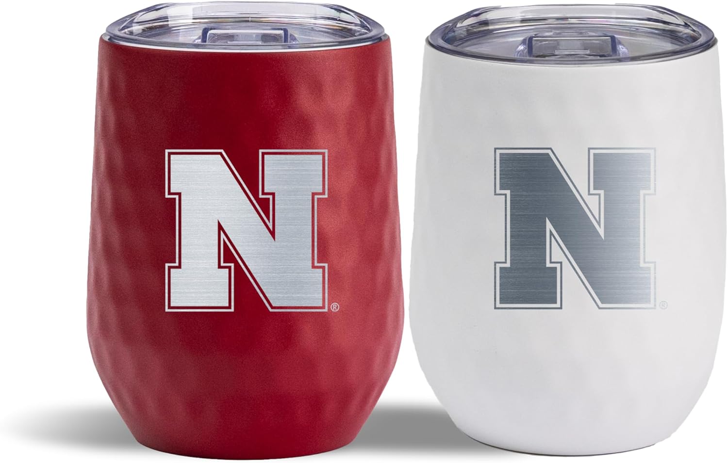 The Memory Company | Licensed NCAA 2-Pack SS Stemless Dimpled Wine Tumblers