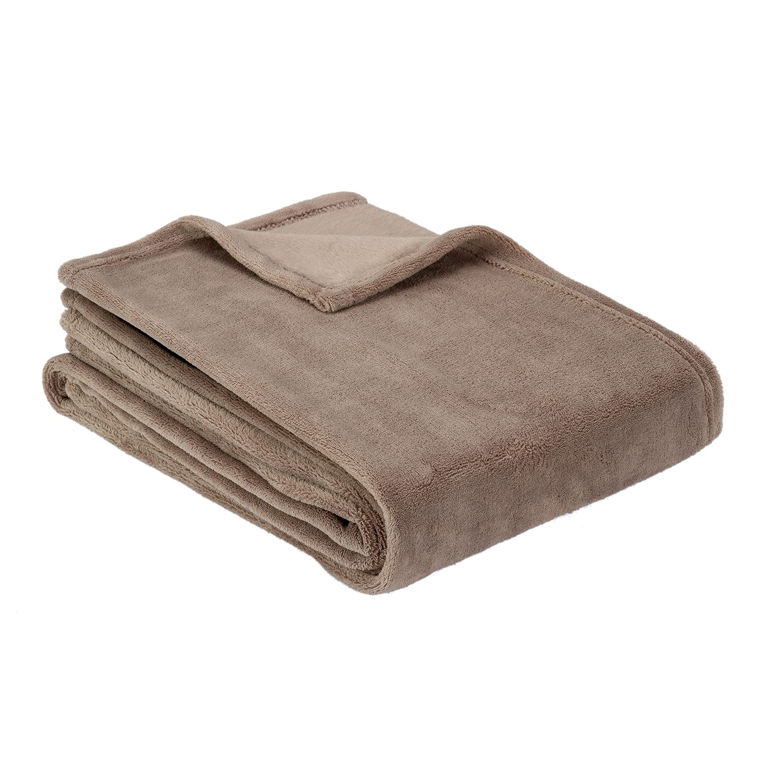 Pikolin Home - Manta Lisa Terciopelo Coralina, Suave, Confortable, Agradable y Transpirable