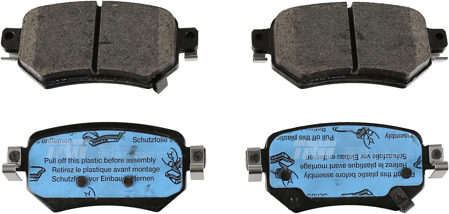 TRW Pro TRC1874 Disc Brake Pad Set For Mazda 6 2016-2020, Rear