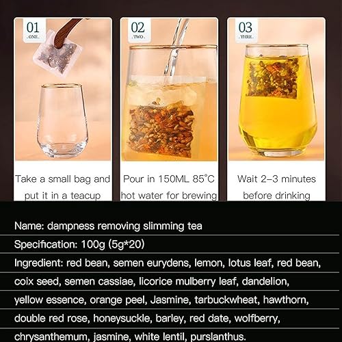 Miniatura 9 de Té de cuidado del hígado de 29 sabores, té chino de hierbas de 29 sabores, té de hierbas de salud china, té de cebada de frijoles rojos, té sin