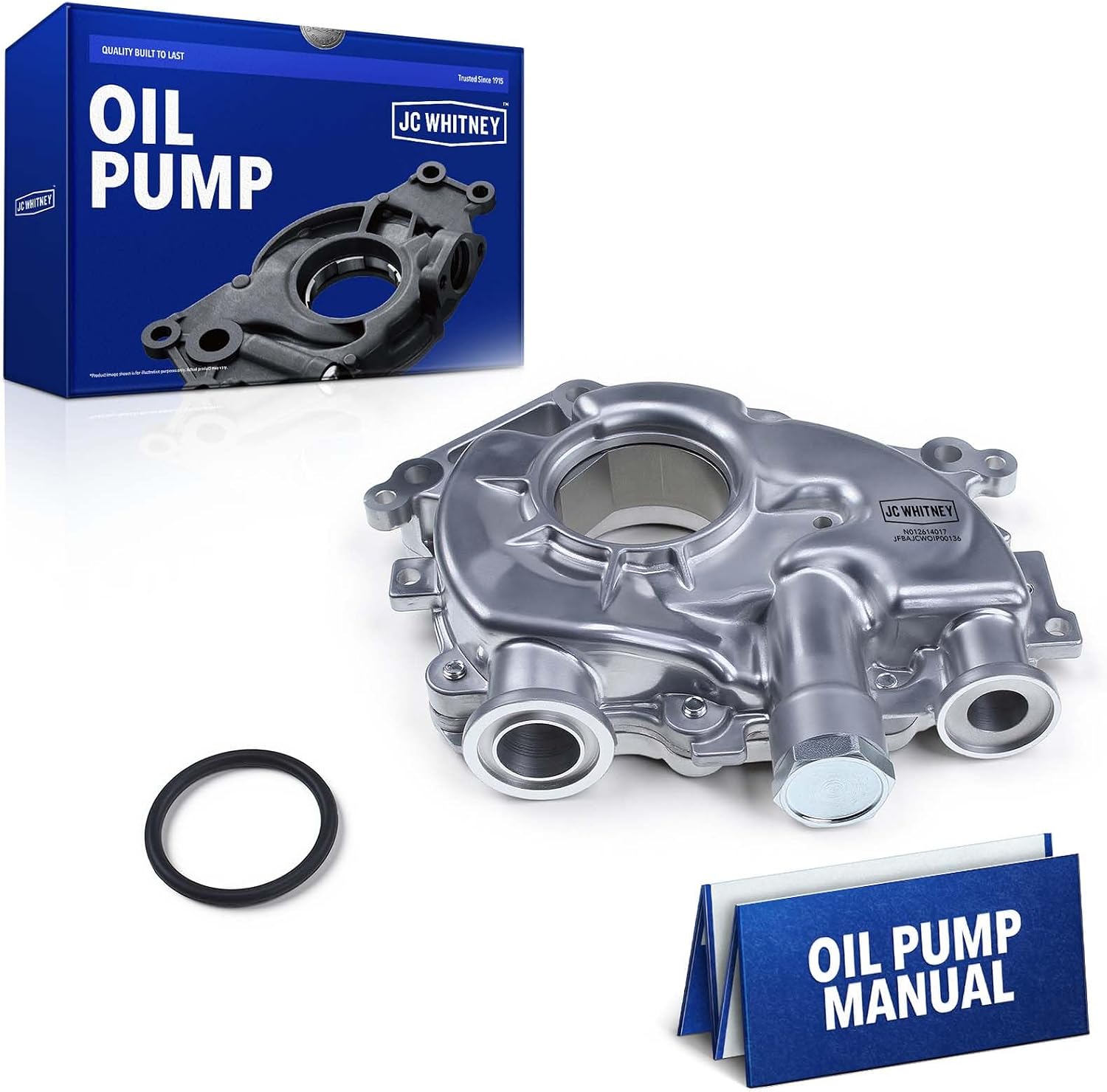 JC Whitney JFBAJCWOIP00136 Engine Oil Pump - Compatible with Nissan Frontier 2005-2019, Pathfinder 2005-2012, Xterra 2005-2015, NV1500 2012-2019, NV2500 2012-2019 - 4.0L