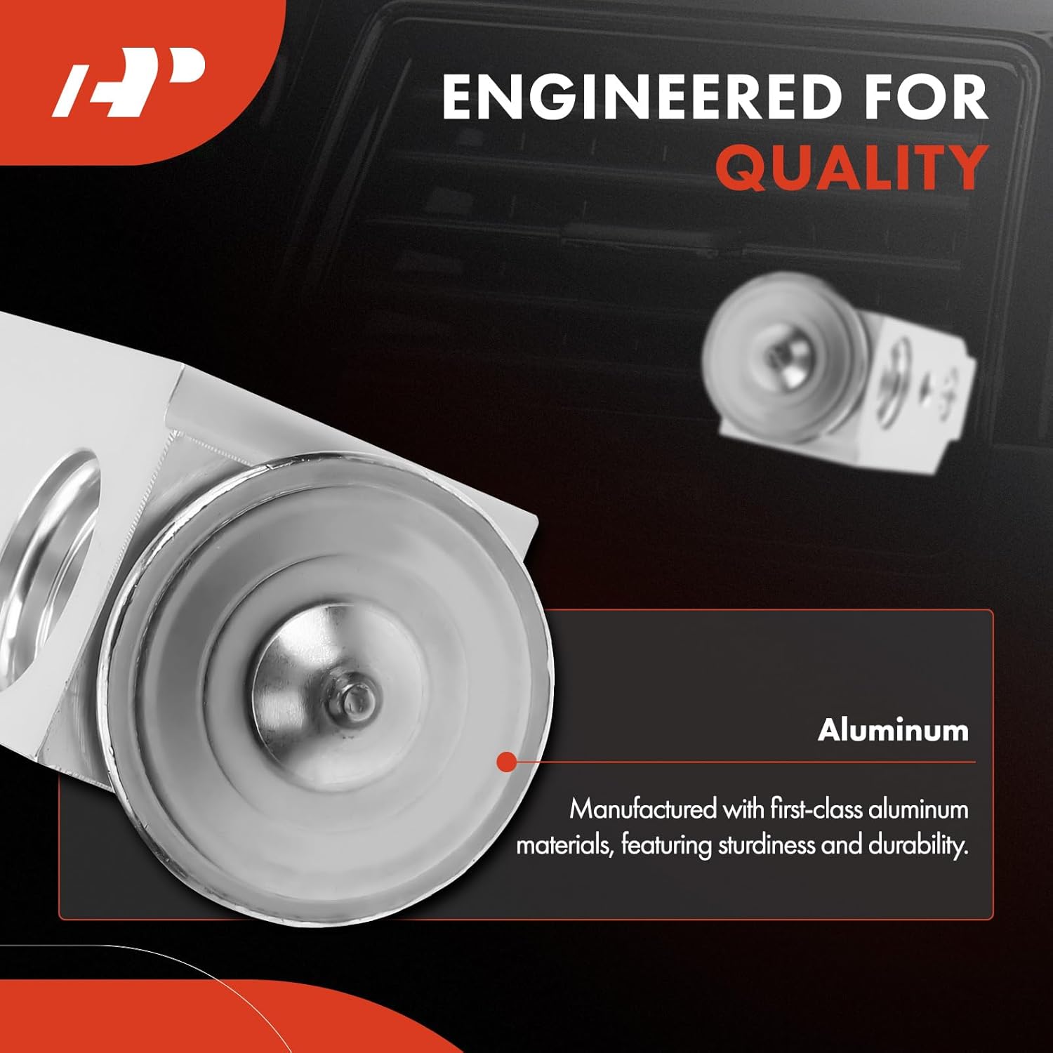 A-Premium AC Expansion Valve Compatible with Kia Spectra/Spectra5 2007-2009 2.0L, Rondo 2007-2010 2.4L/2.7L, DOHC