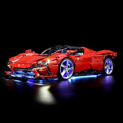LIGHTAILING Light for Lego-42143 Ferrari Daytona SP3 - Led Lighting Kit Compatible with Lego Building Blocks Model - NOT Included The Model Set