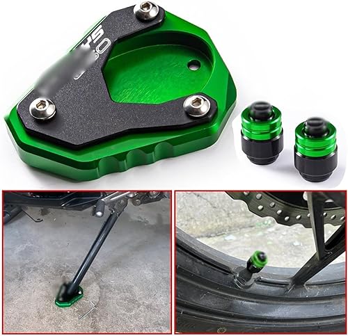 Miniatura 4 de para Kawasaki para versys650 para VERSYS 650 2011-2022 Placa de extensión de soporte lateral de motocicleta para aumentar la placa de extensión