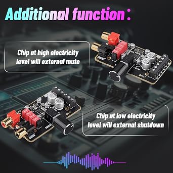 DROK 12V Amplifier Board, 15W+15W 2.0 Dual Channel Audio Amplifier Board PAM8620 DC 8-26V 24V Digital Stereo Amp Module Class D Mini Power Amplify Circuit for Sound System Speaker DIY