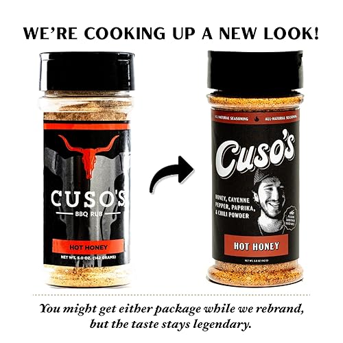 Miniatura 6 de Cuso's Hot Honey BBQ Condimento Rub  Mezcla de Especias Multiusos para Carne, Pollo, Cerdo  Rub Picante para Asar a la Parrilla, Ahumar y Cocinar