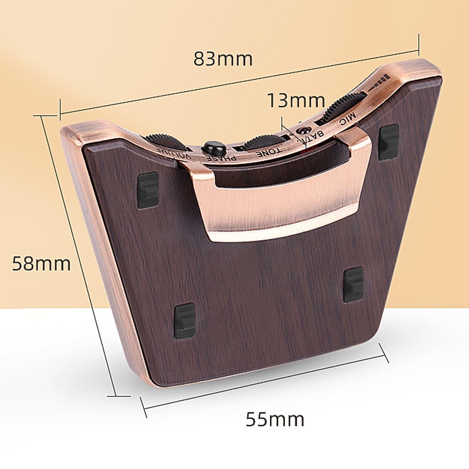 Pickup Per Chitarra Acustica Con Preamplificatore - EQ Integrato Per Sound Hole - Foto 2