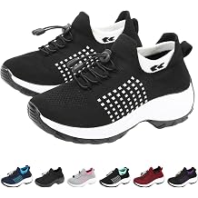 Comfort Wear Orthowear Shoes for Women Mesh Breathable Comfortwear Ortho Shoes, Comfortable Air Cushion Orthopedic Sneakers Thick Bottom Ortho Stretch Cushion Plantar Fasciitis Diabetic Shoe