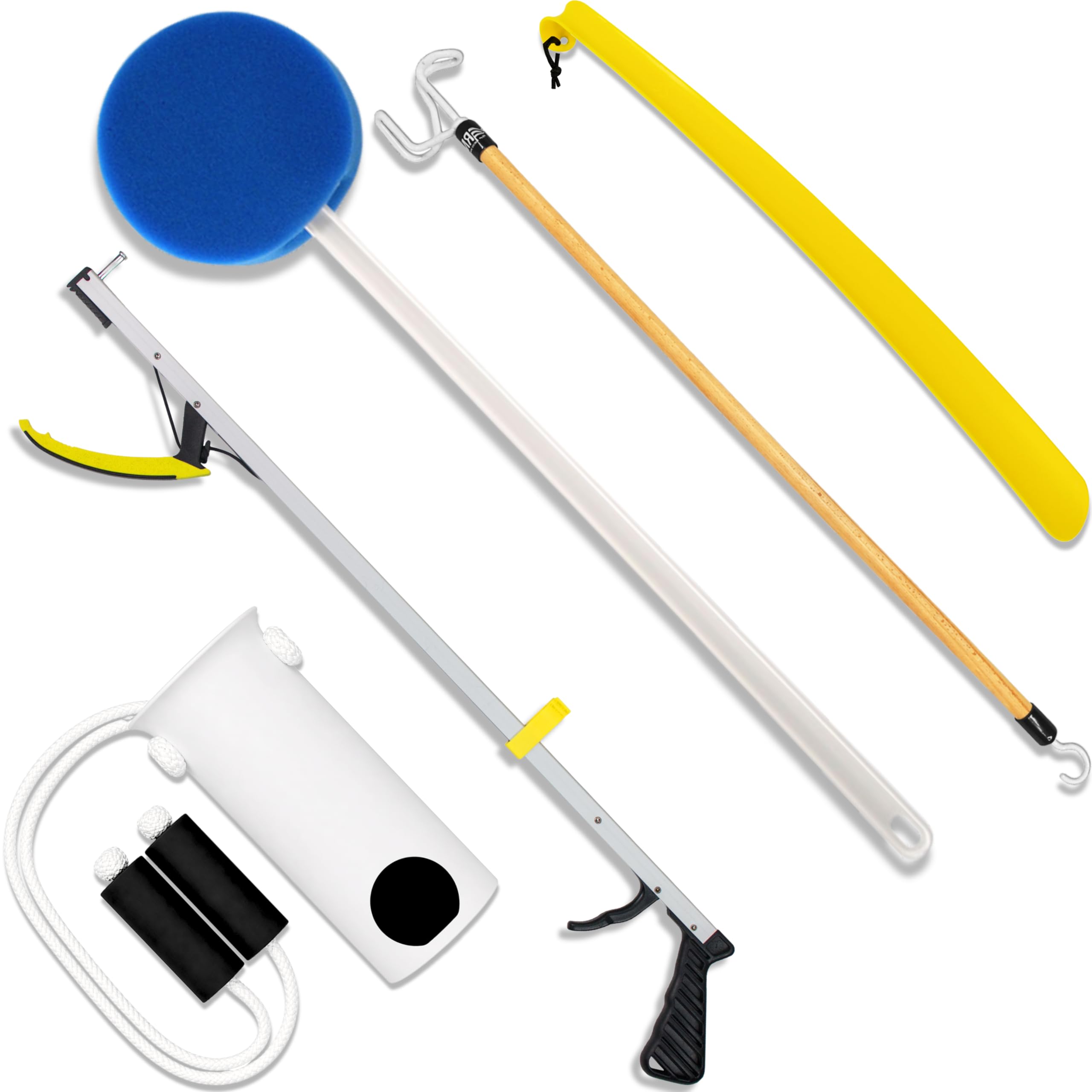 RMS Premium Hip Knee Replacement Kit Made in the U.S.A. (32" Soft-GripTM Reacher)