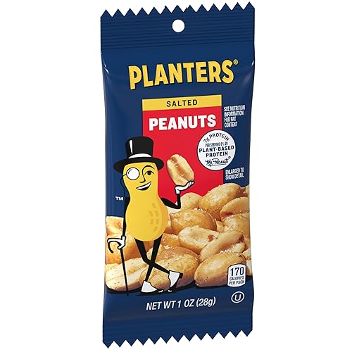 Vista 18 de Planters Cacahuetes salados caja de 10 unidades, paquetes de 1 oz, paquete de 6
