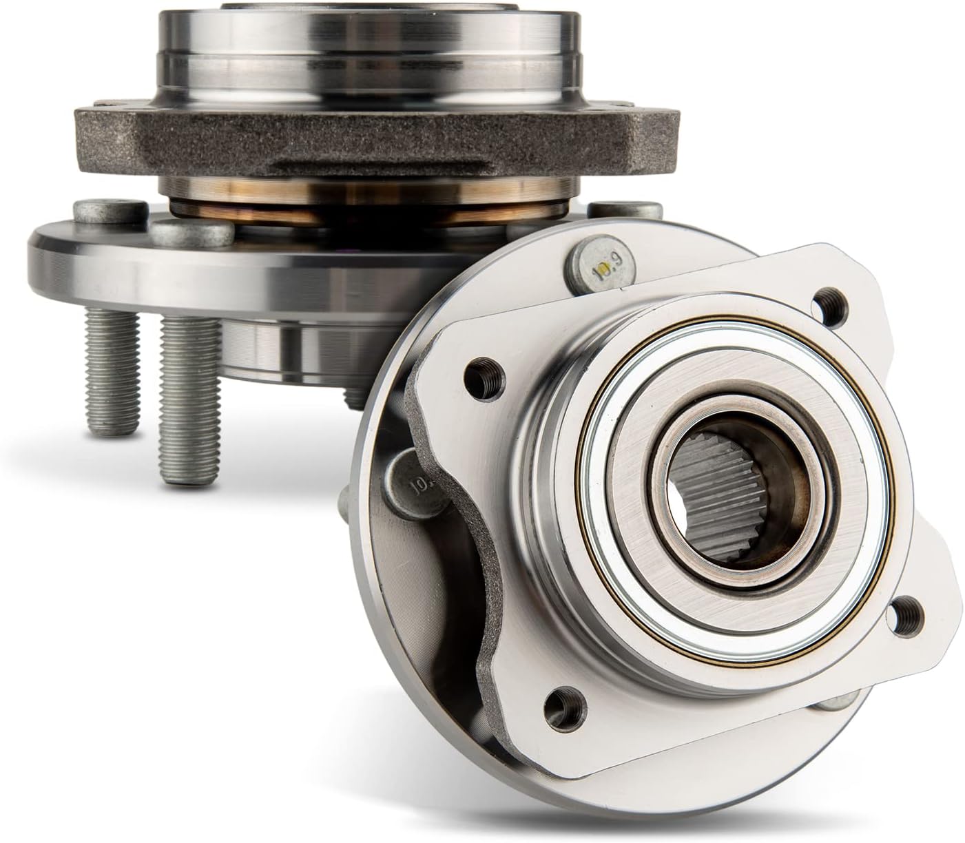 KAX 513123 Pair Front Wheel Hub Bearing Compatible with 1996-2000 Plymouth Voyager,5 Lug