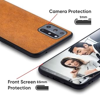 for Google Pixel 8A Case, 6.1 inch Premium Leather Cover Retro Design Full Protective Phone Case for Google Pixel 8A 5G (Orange)
