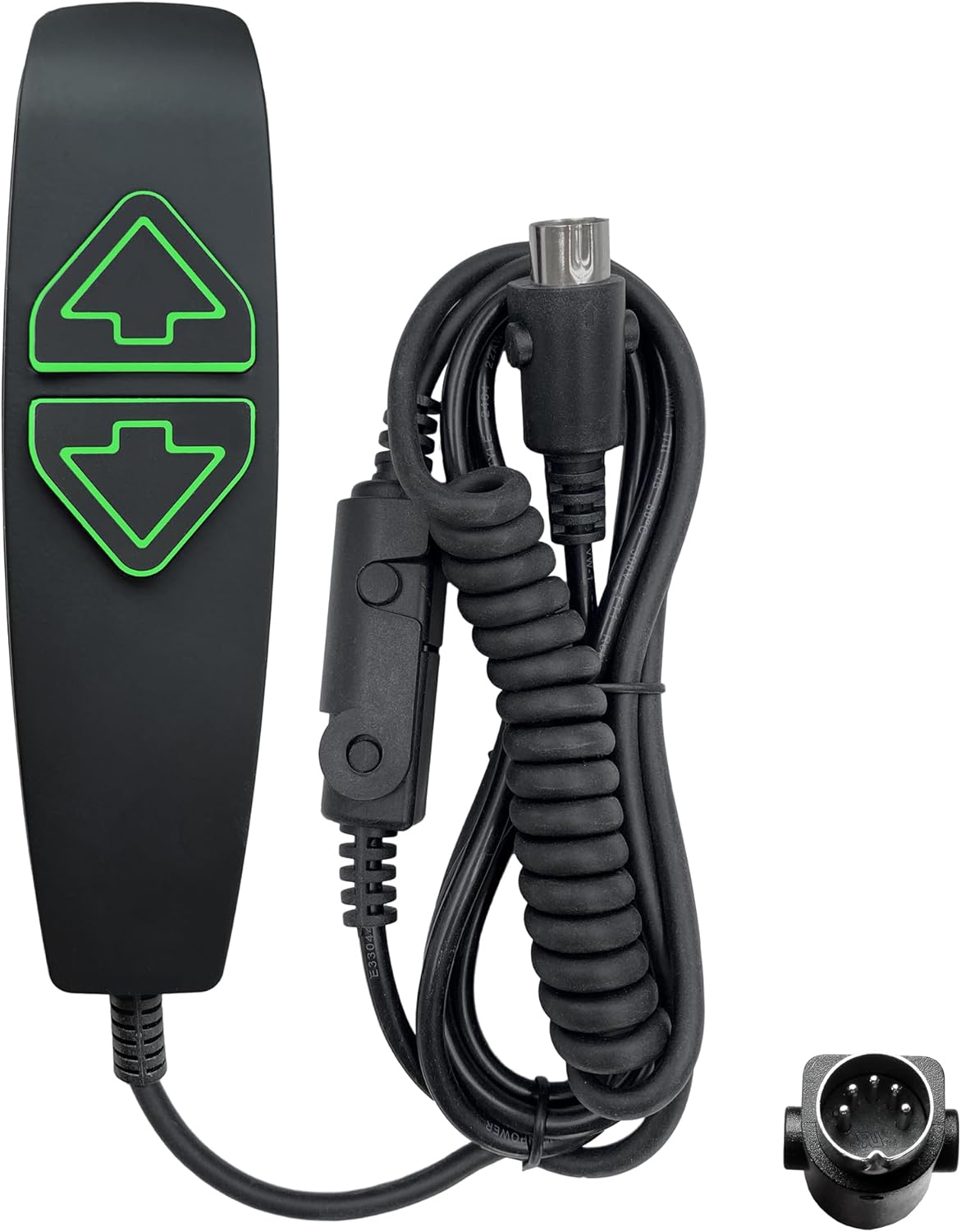 Power Recliner Lift Chair 2 Button 5 Pin Remote Hand Control Replacement with USB and Backlight with Extension Cord