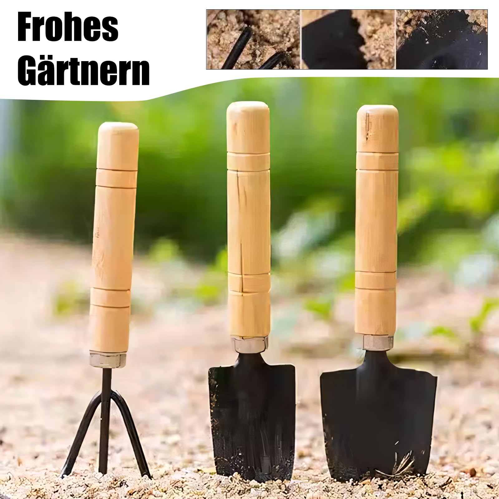 OUTIL DE PLANTATION Plastique Kit Mini Outils Jardinage Truelle EUR 14