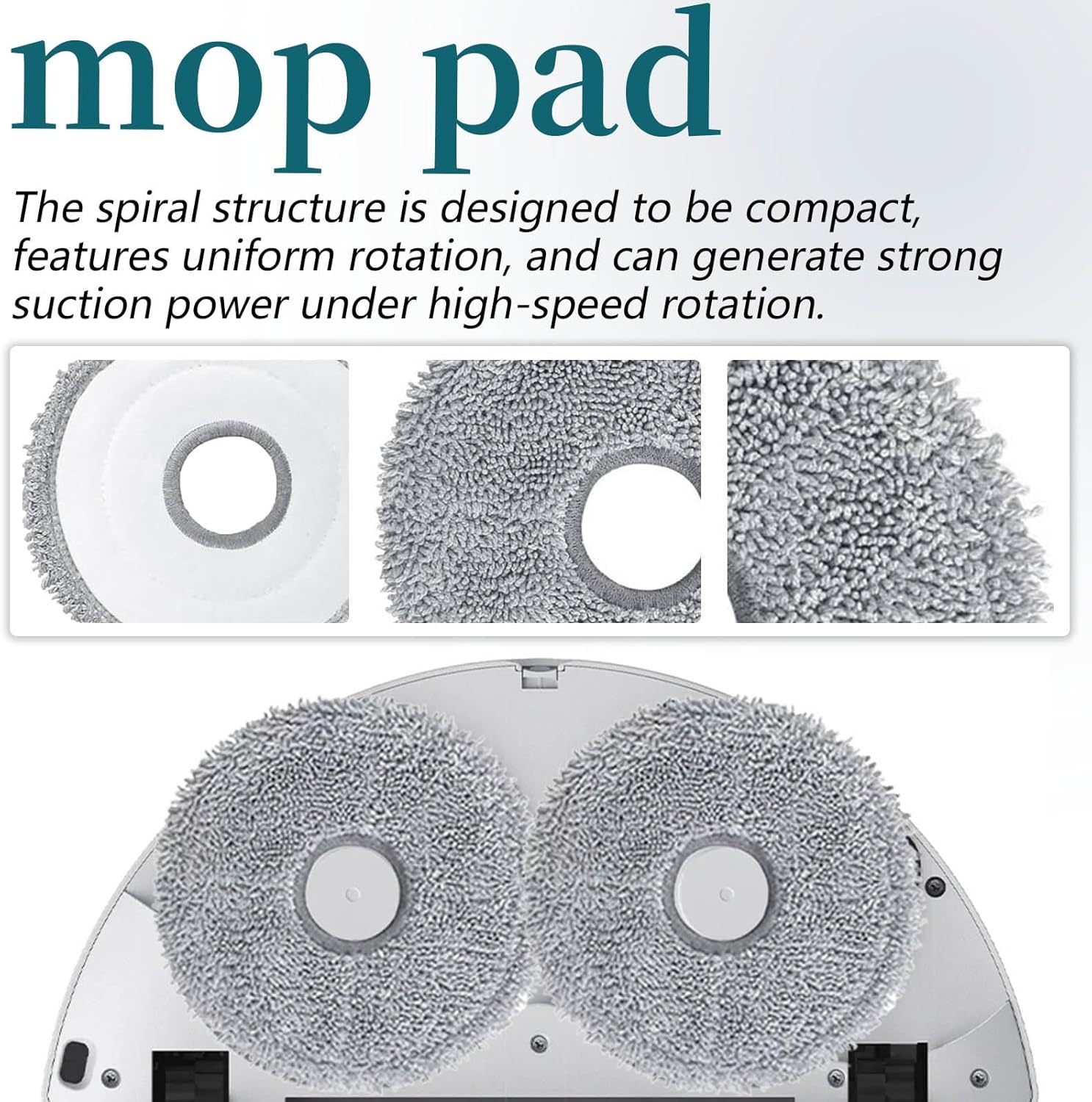 Replacement Kit for Roborock Saros 10R Robot Vacuum Cleaner, 1 Dual Main Brush, 4 HEPA Filters, 4 Mop Pads, 6 Side Brushes, 6 Dust Bag, 23 Pcs Saros 10R Accessories