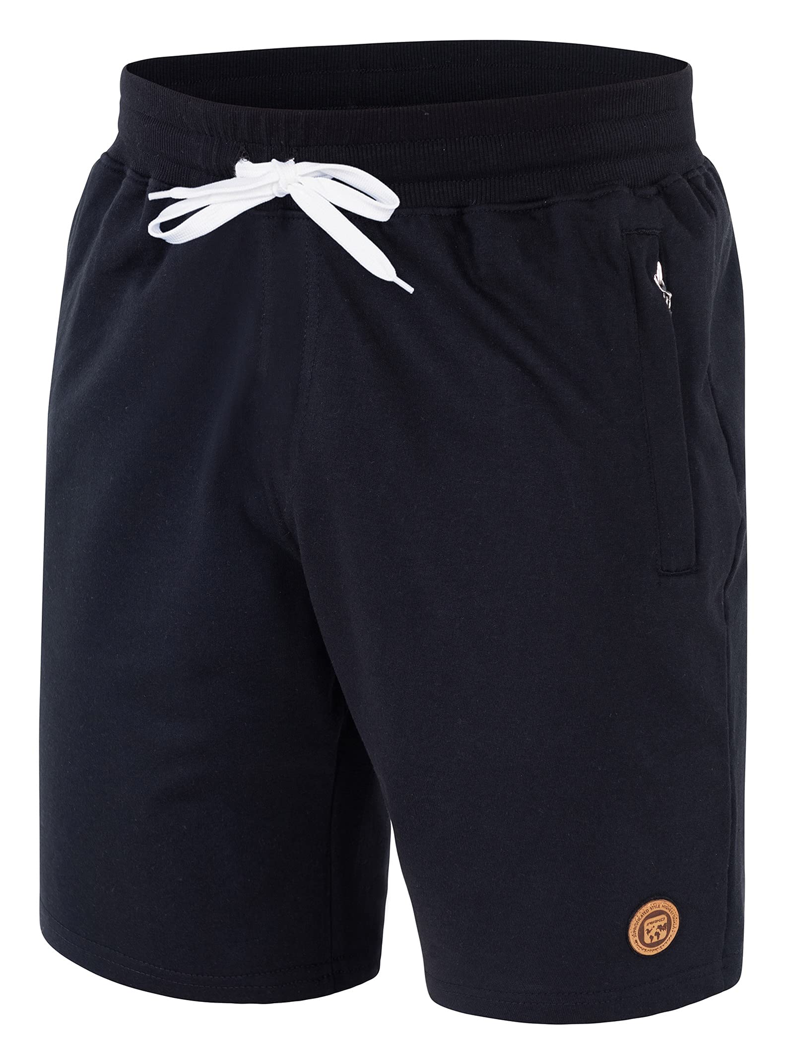 IMAKO Short court pour homme I Bermuda Short pour homme avec poches et cordon de serrage I Short pour la maison et les loisirs – Pantalon de sport d'été confortable pour homme dans des couleurs