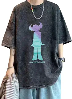 [DYLOSAZX] Jamiroquai ジャミロクワイ パンク バンドTシャツ ロック アメリカ 流行 欧米風 音楽 Tシャツ メンズ レディース 夏服 トップス 半袖 無地 通気性 人気 おしゃれ プリント シャツ ファッション ゆったり