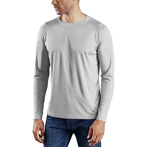 Willit Men's UPF 50+ Sun Protection Hoodie Shirt Long Sleeve SPF Fishing Outdoor UV Shirt Hiking Lightweight