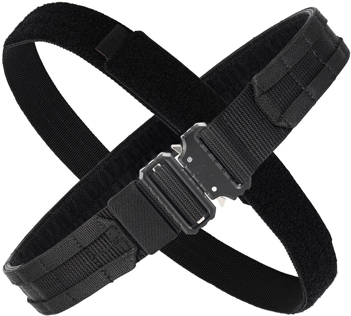 1.75" Tactical MOLLE Battle Belt with Quick Release Buckle 1.5" Inner Belt