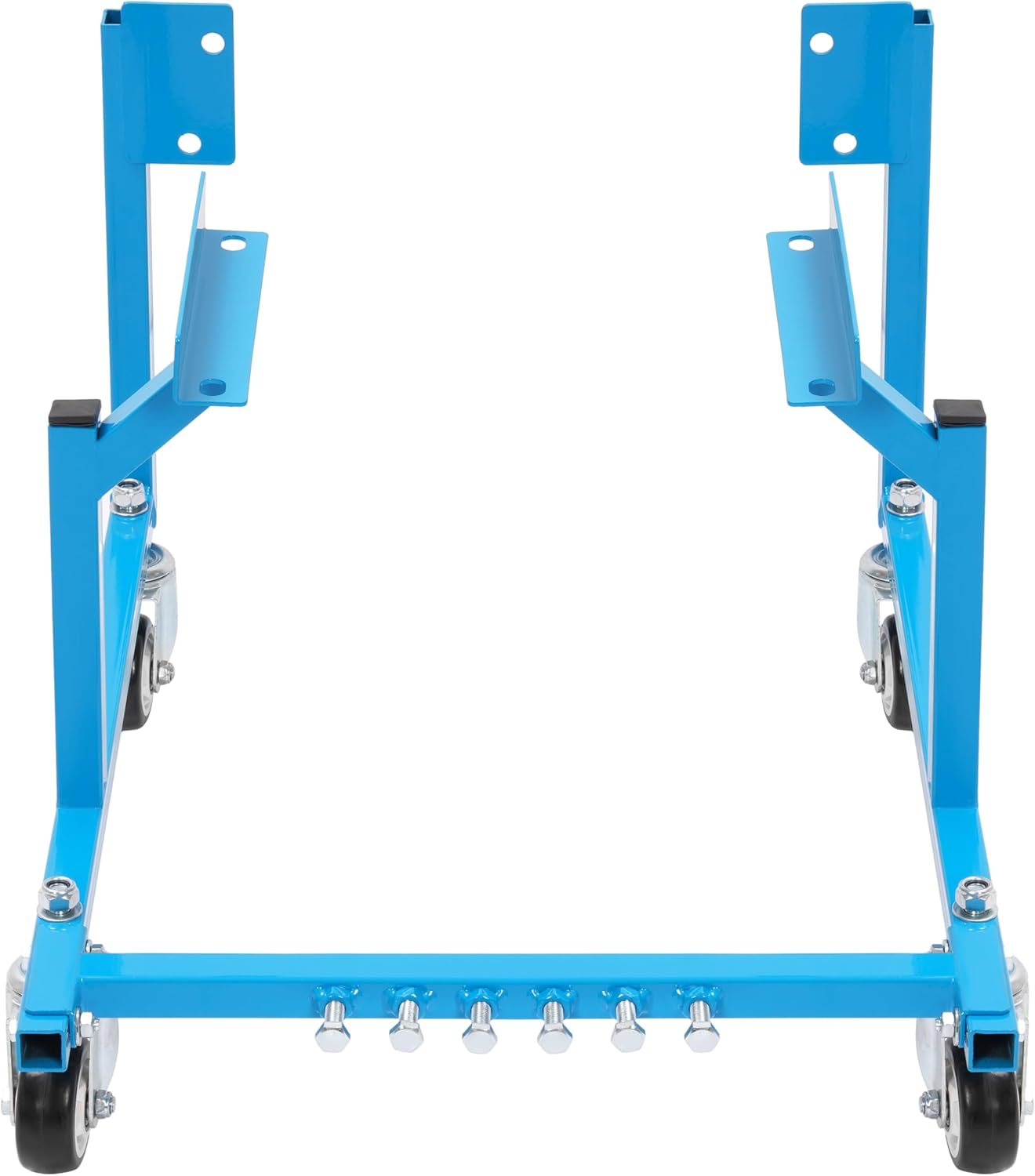 HECASA Engine Cradle Stand Compatible with Ford Small Block w/Wheels Easy Movement 1000 Pounds Capacity Steel Powder Coated Light Blue