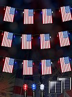 Vista 11 de Paquete de 2 luces de cuerda solares de 200 LED para exteriores, luces de Navidad solares impermeables al aire libre, luces de cuerda solares