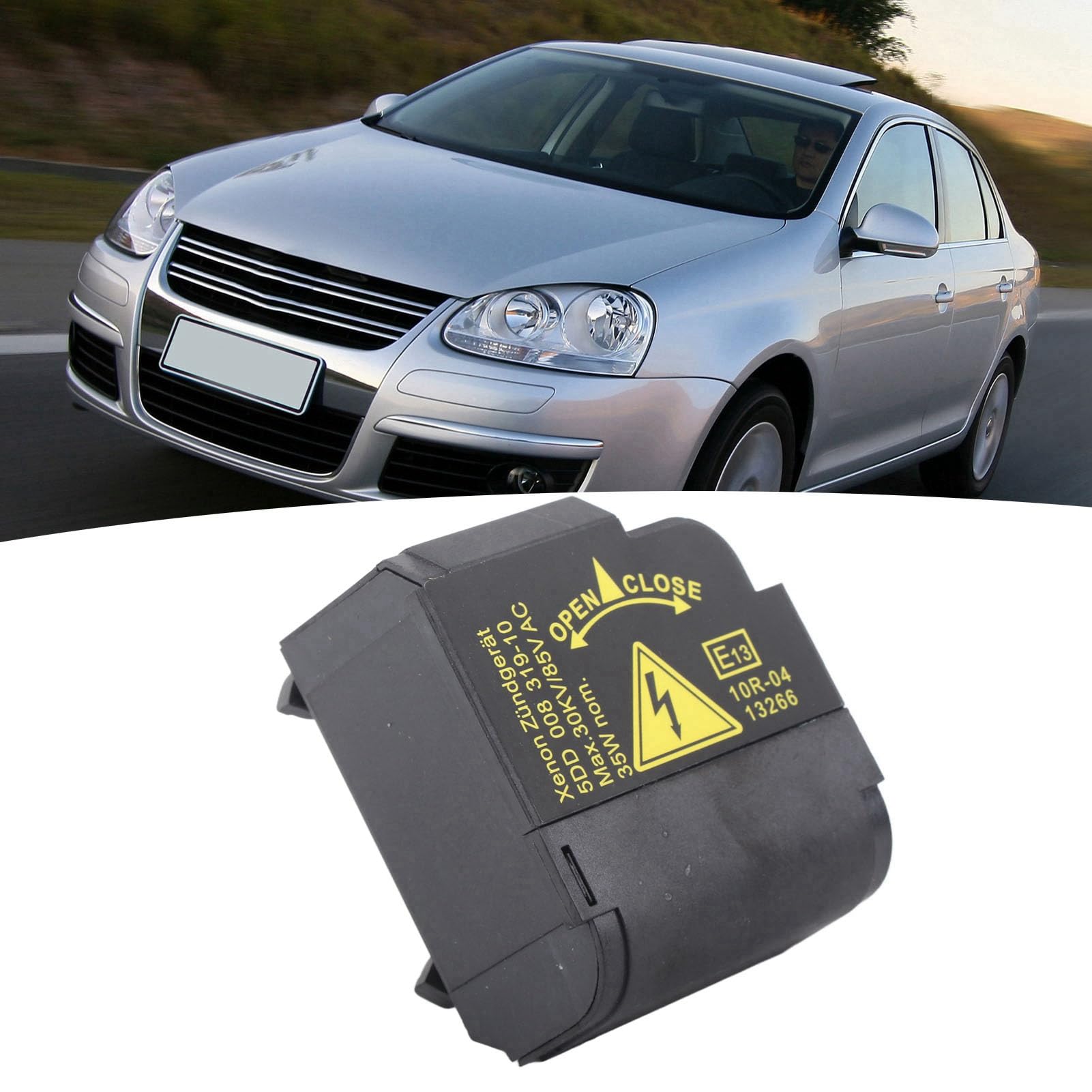 Xenon Vorschaltgerät Starter, 1307329076 Kompatibel mit MINI R50 R52 R53 (2004-2007) Inkl D2S / D2R Glühlampenfassung