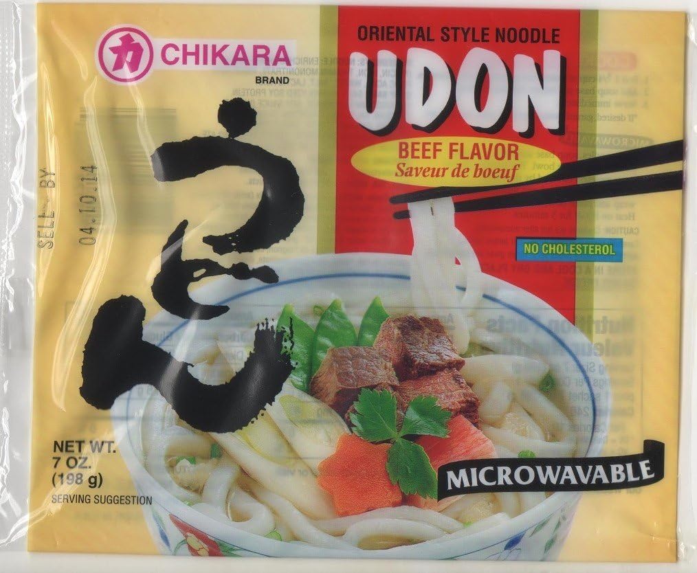 Chikara Fresh Japanese Udon with Soup (Beef)