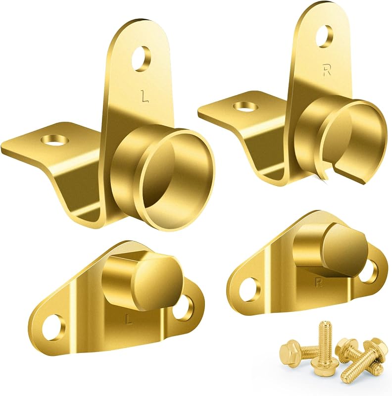 Kit de dobradiças da tampa traseira ONAGAD em aço-liga galvanizado para Chevrolet Silverado e GMC Sierra 1500, 2500 e 3500 – 4 peças