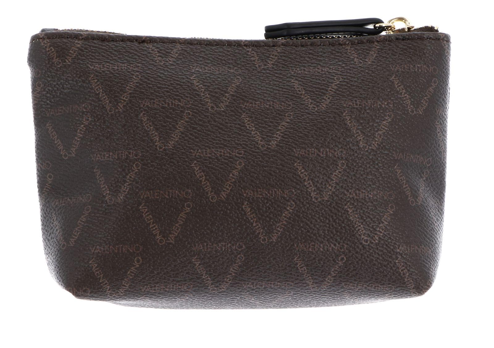 VALENTINO Kulturbeutel Lady Re Soft Cosmetic Case Moro/Nero Dunkelbraun
