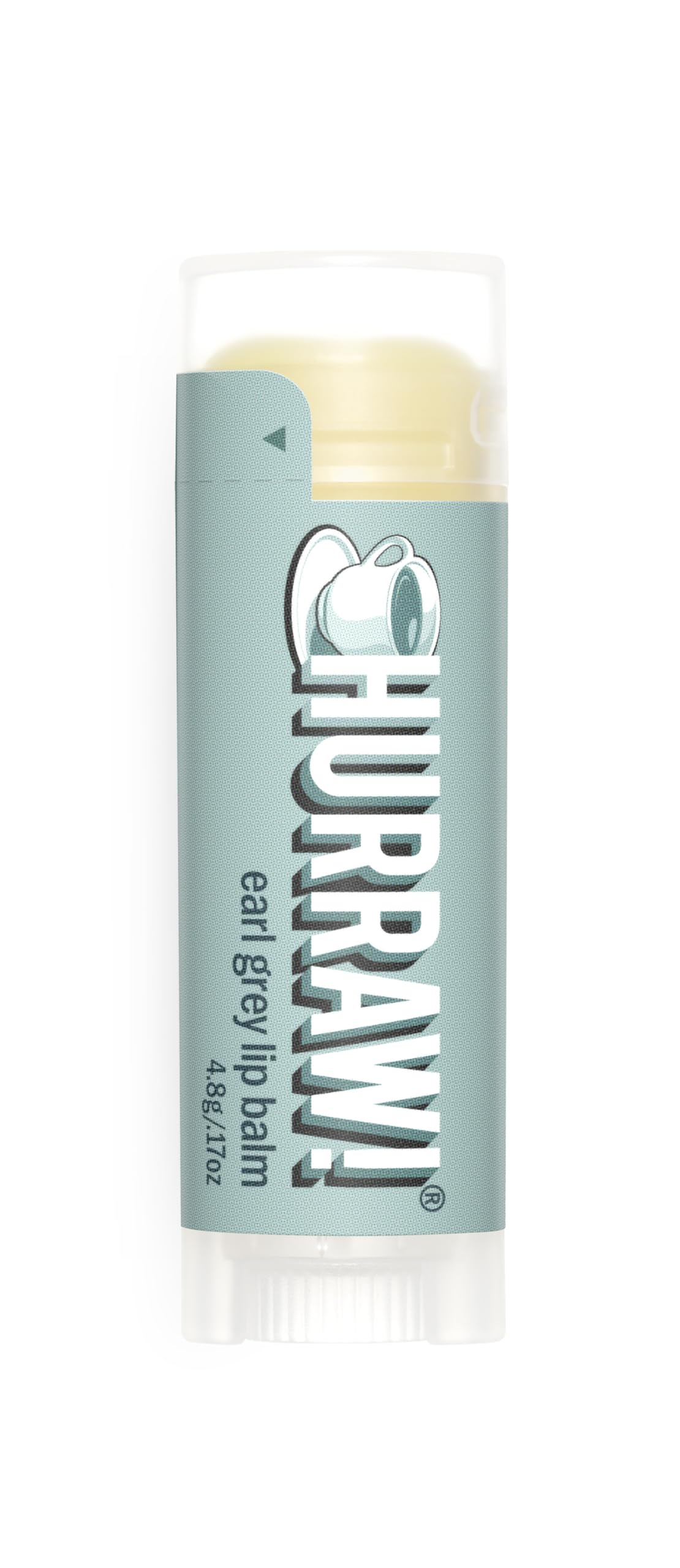 Hurraw! Earl Grey Lip Balm: Organic, Certified Vegan, Cruelty and Gluten Free. Non-GMO, 100% Natural Ingredients. Bee, Shea, Soy and Palm Free. Made in USA