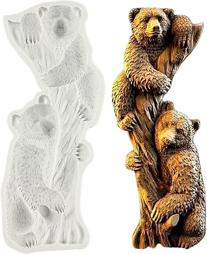 Miniatura 13 de Moldes de silicona para fondant de oso para baby shower, decoración de pasteles de azúcar, decoración de cupcakes, pasta de goma de chocolate,